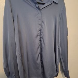Elegant Blue Women's Top